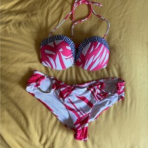 Victoria's Secret Red and White Bikini